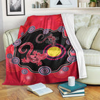 aboriginal-lizard-premium-blanket-attracted-australia-version-red