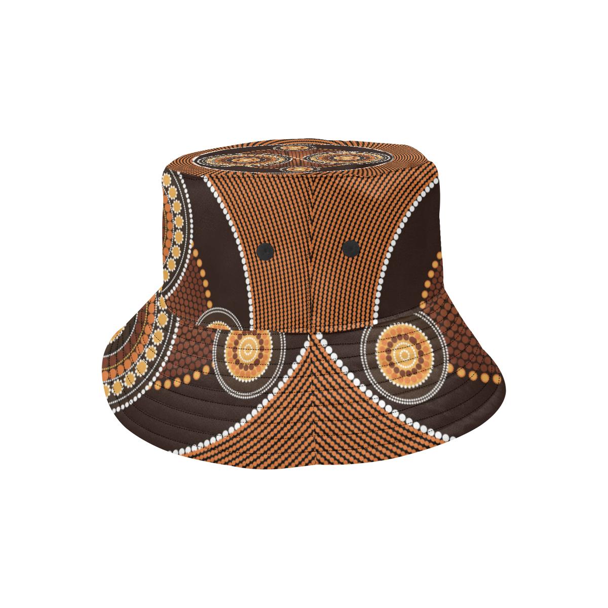 bucket-hat-aboriginal-dot-painting-hat-ver10
