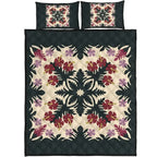 vibe-hoodie-home-set-ginger-hibiscus-plumeria-quilting-quilt-bed-set-hw01-rlt20