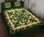 vibe-hoodie-home-set-hawaiian-quilt-bed-set-royal-pattern-emerald-green-hw01-rlt20