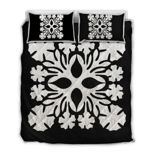 hawaii-home-set-hawaiian-royal-pattern-quilt-bed-set-black-and-white-u3-style-hw01-rlt20