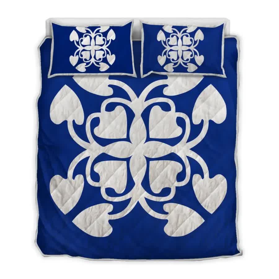 vibe-hoodie-home-set-hawaiian-royal-pattern-quilt-bed-set-blue-y3-style-hw01-rlt20