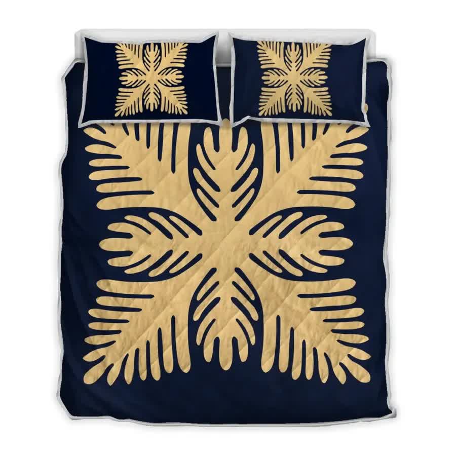 vibe-hoodie-home-set-hawaiian-royal-pattern-quilt-bed-set-indigo-t2-style-hw01-rlt20