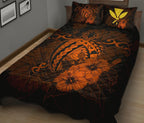 vibe-hoodie-home-set-hawaii-hibiscus-quilt-bed-set-harold-turtle-orange-hw01-rlt20