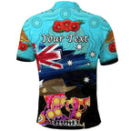 custom-personalised-australia-aboriginal-anzac-polo-shirt-remembrance-vibes-blue