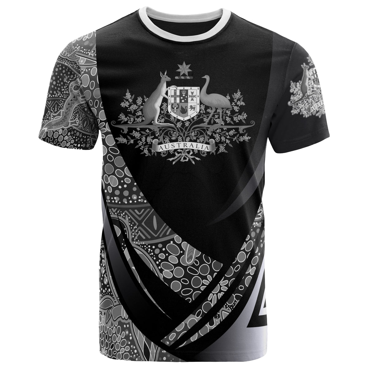 t-shirt-australia-coat-of-arms-aboriginal-patterns