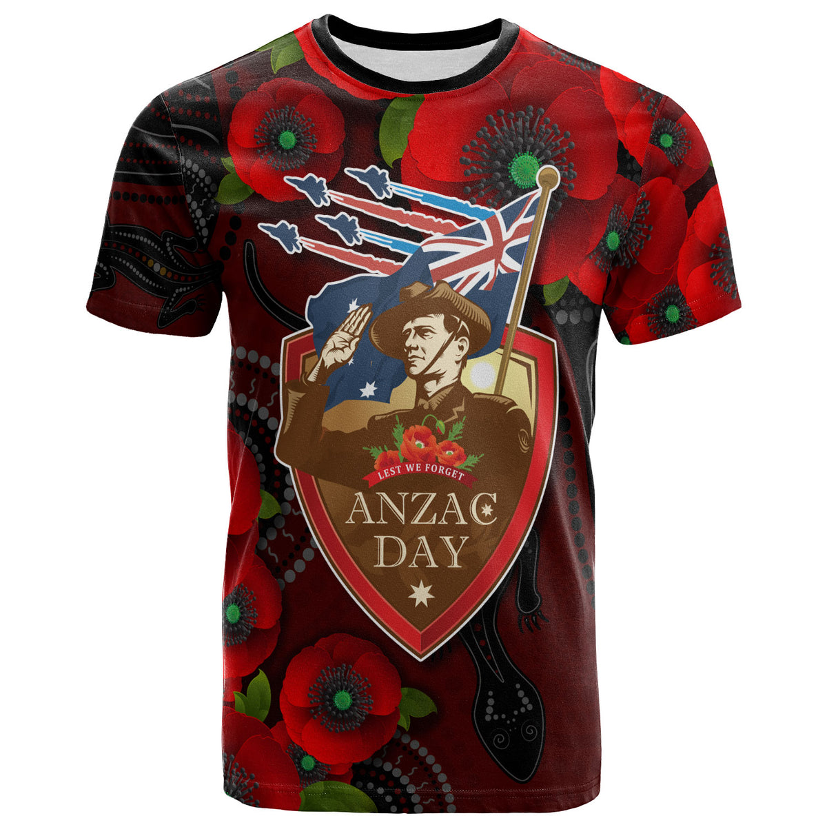 australia-anzac-day-t-shirt-aboriginal-inspired-art-background-with-lizard-poppy-flowers