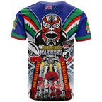 warriors-rugby-custom-anzac-t-shirt-remembrance-warriors-with-maori-mask-and-aboriginal-patterns-home-and-away