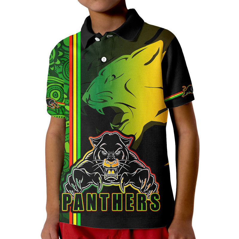 penrith-panthers-polo-shirt-angry-panther-indigenous-aboriginal-style