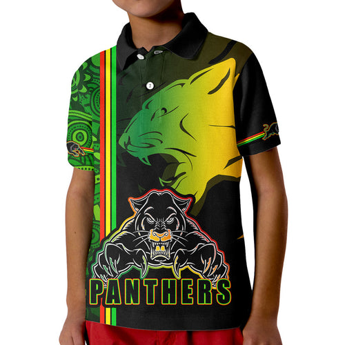 penrith-panthers-polo-shirt-angry-panther-indigenous-aboriginal-style