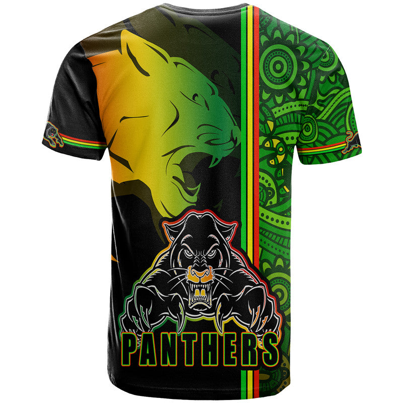 penrith-panthers-t-shirt-angry-panther-indigenous-aboriginal-style