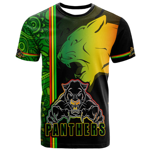 penrith-panthers-t-shirt-angry-panther-indigenous-aboriginal-style