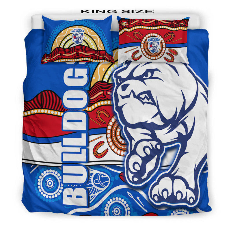 western-bulldogs-aboriginal-football-bedding-set-dogs-style