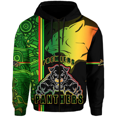 penrith-panthers-premiers-zip-up-and-pullover-hoodie-angry-panther-indigenous-aboriginal-style
