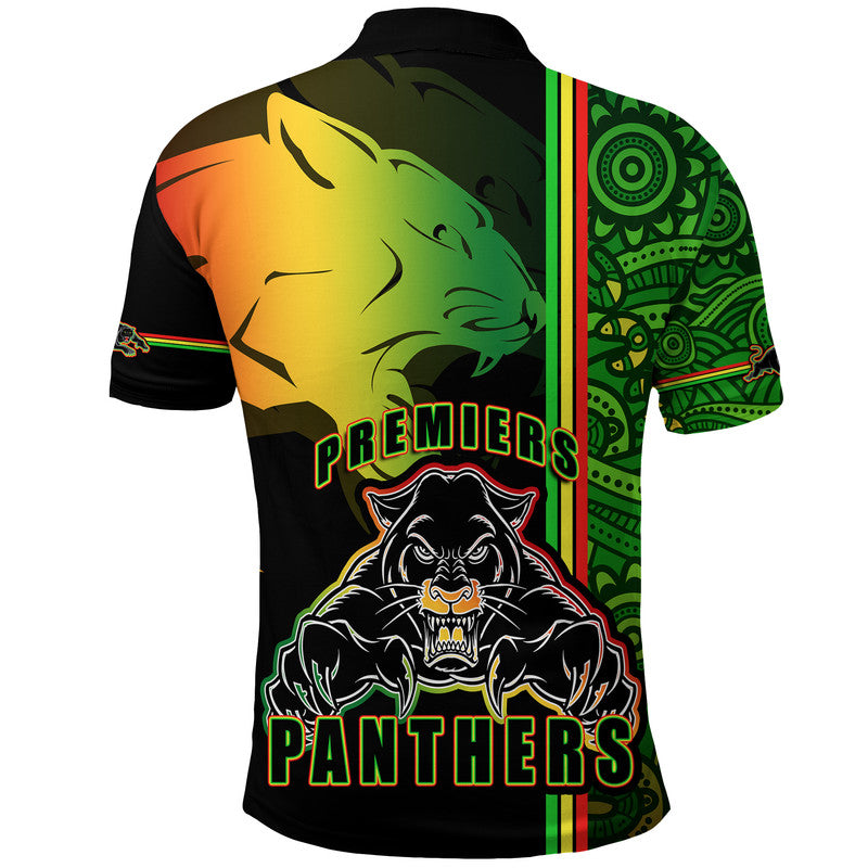 penrith-panthers-premiers-polo-shirt-angry-panther-indigenous-aboriginal-style