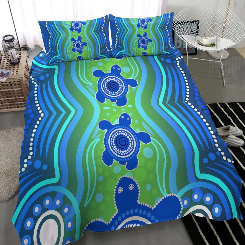 aussie-aboriginal-bedding-set-sea-turtle