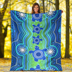 aussie-aboriginal-premium-blanket-sea-turtle