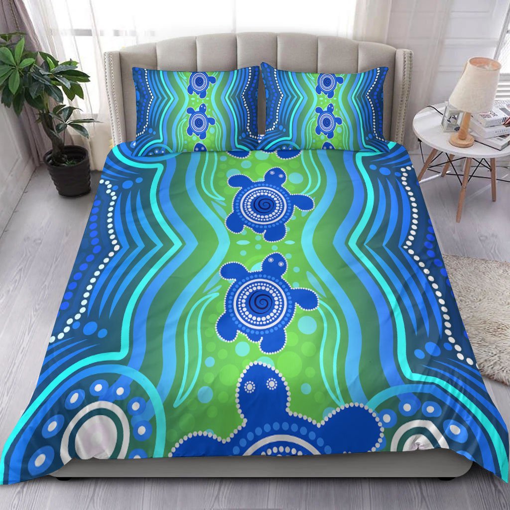 aussie-aboriginal-bedding-set-sea-turtle