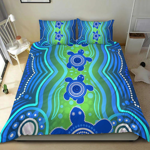 aussie-aboriginal-bedding-set-sea-turtle