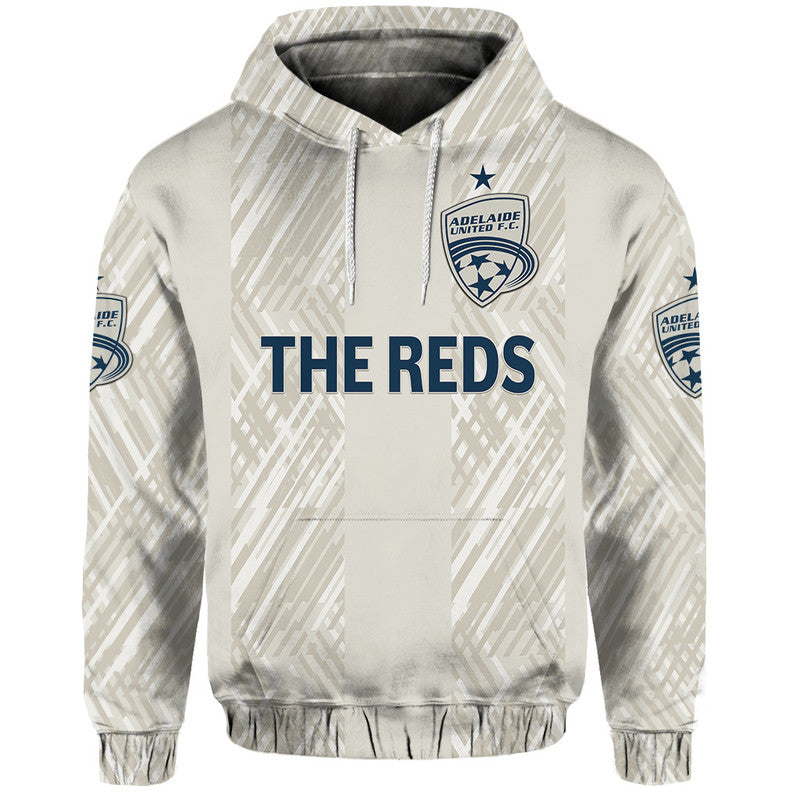 custom-personalised-adelaide-united-the-reds-zip-up-and-pullover-hoodie-soccer-club-original-style-beige