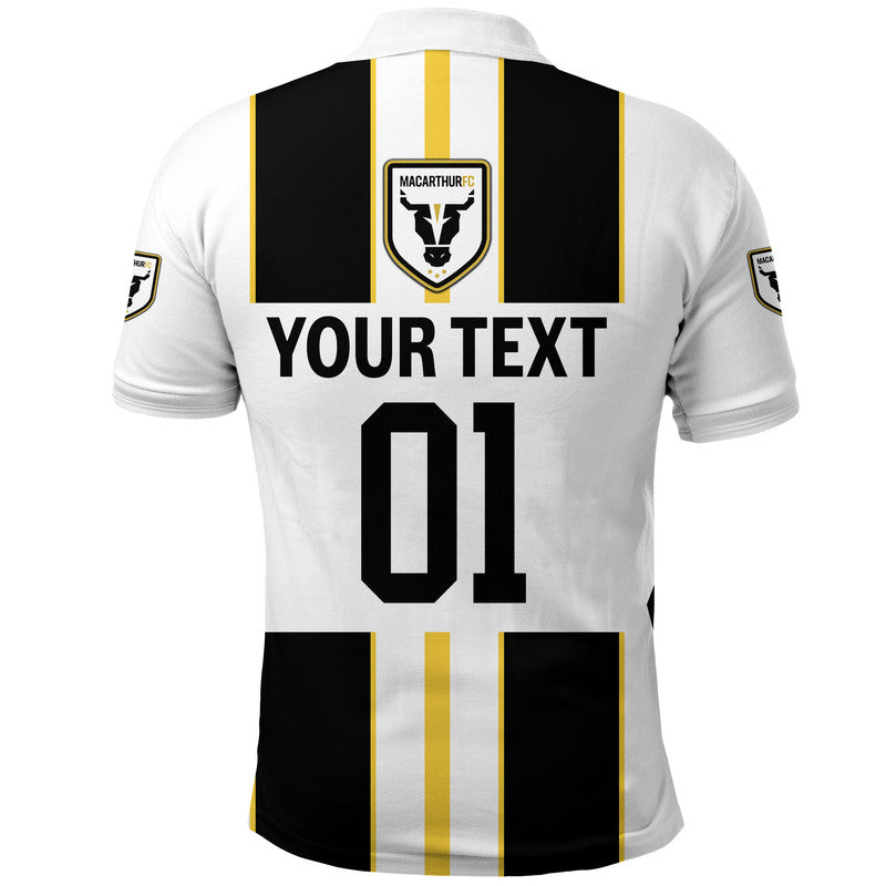 custom-personalised-macarthur-the-bulls-polo-shirt-soccer-club-original-style-white