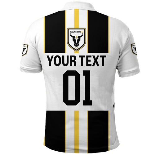 custom-personalised-macarthur-the-bulls-polo-shirt-soccer-club-original-style-white