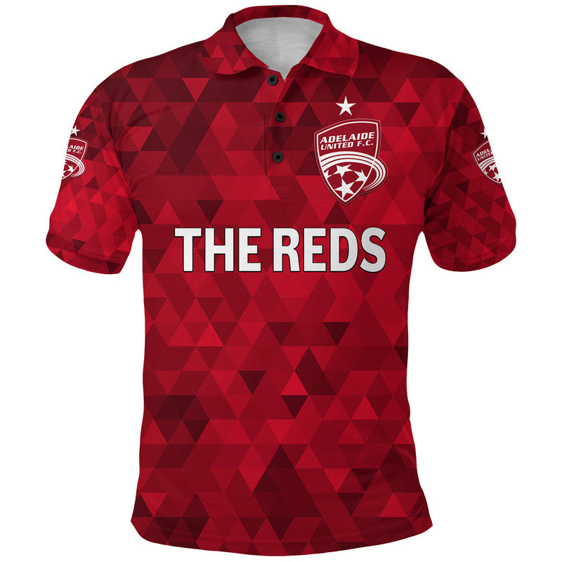 custom-personalised-adelaide-united-the-reds-polo-shirt-soccer-club-original-style-red