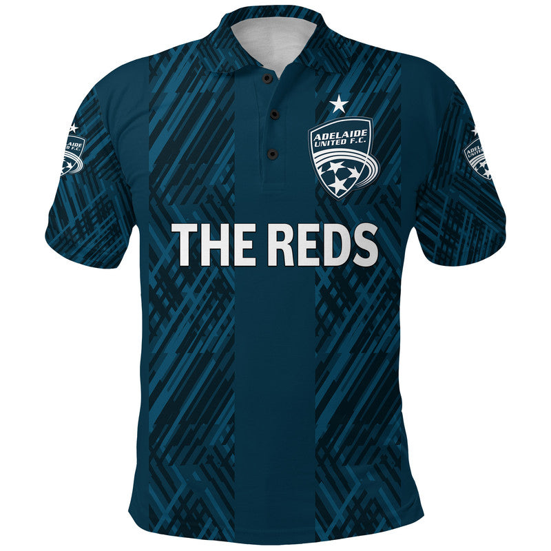 custom-personalised-adelaide-united-the-reds-polo-shirt-soccer-club-original-style-navy
