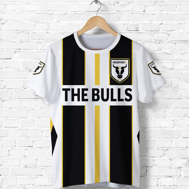 custom-personalised-macarthur-the-bulls-t-shirt-soccer-club-original-style-white