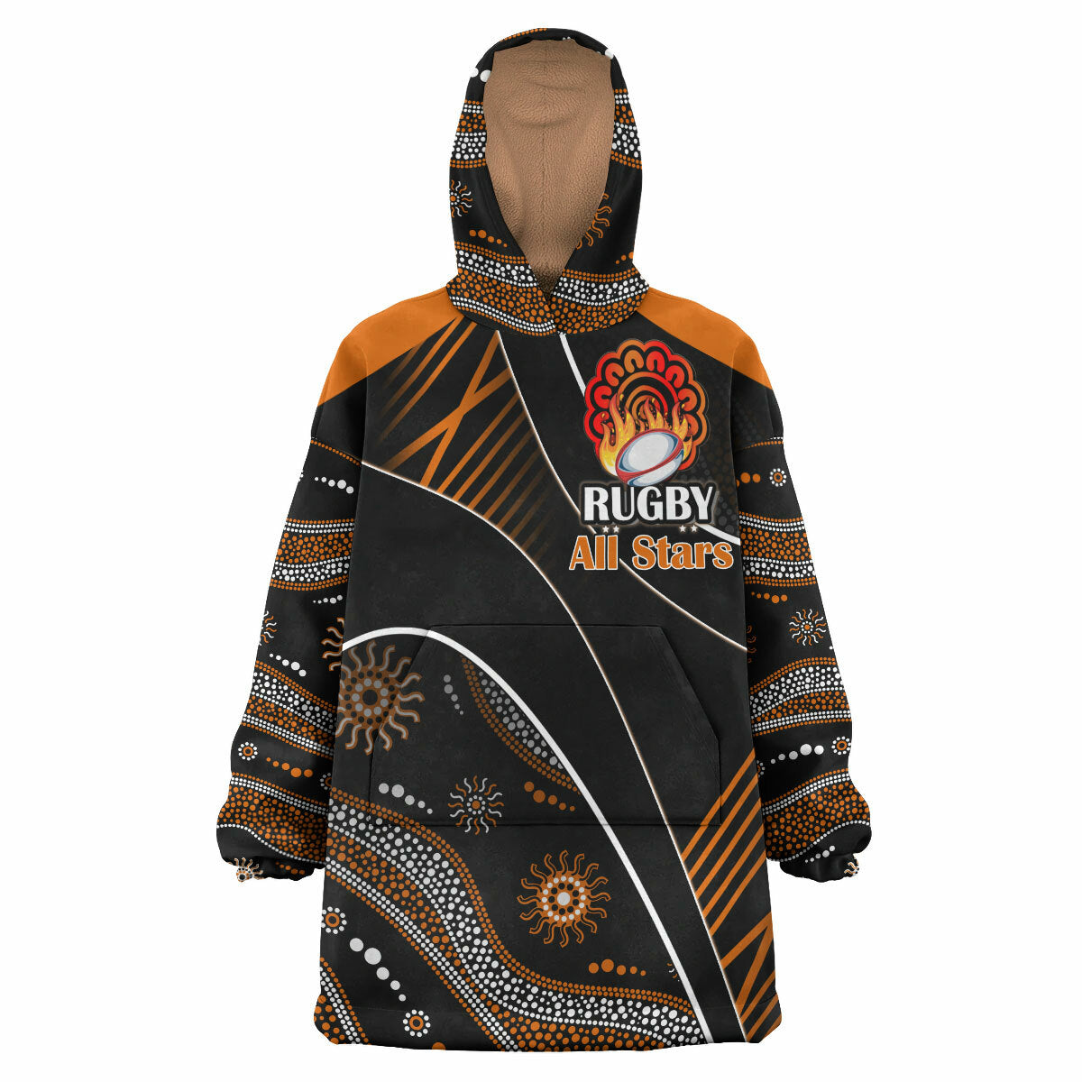 all-stars-rugby-snug-hoodie-custom-anzac-rugby-ball-in-fire-oodie-blanket