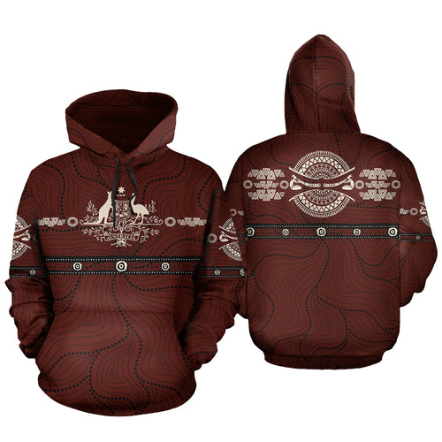 aboriginal-hoodie-australian-coat-of-arms-didgeridoo-dot-painting