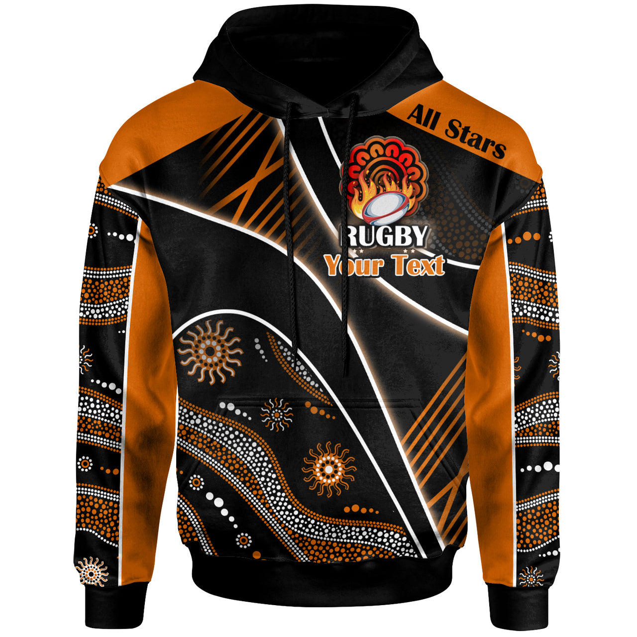 all-stars-rugby-hoodie-custom-rugby-ball-in-fire-hoodie