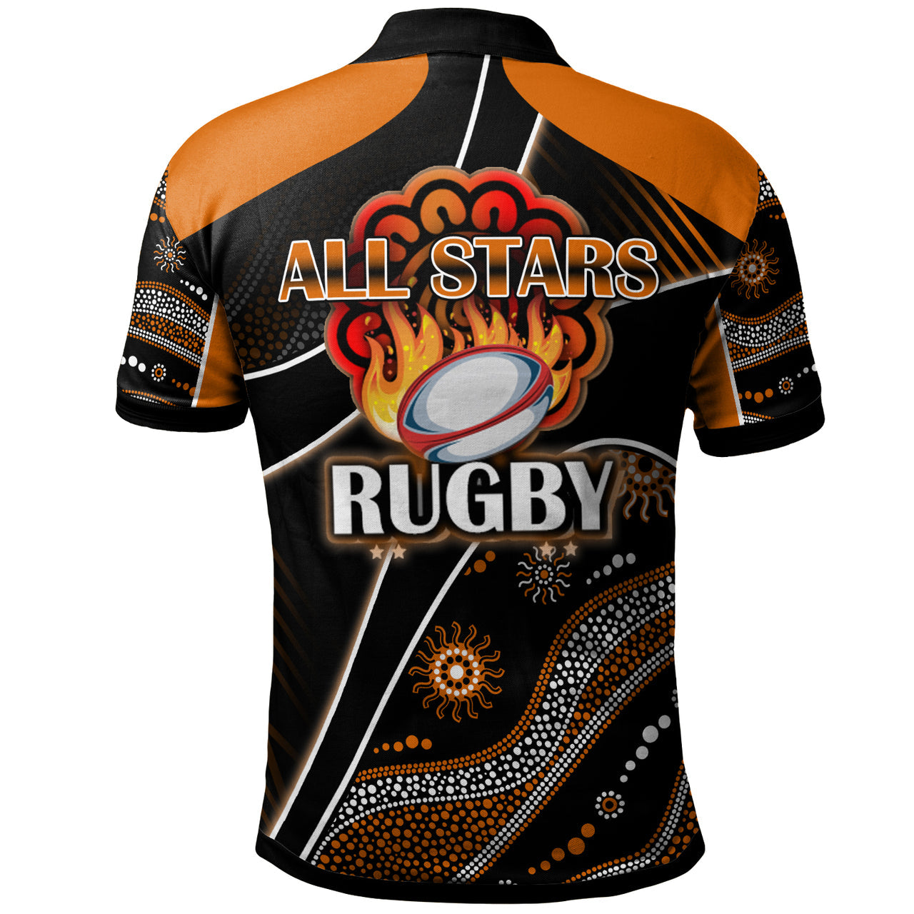 all-stars-rugby-polo-shirt-custom-rugby-ball-in-fire-polo-shirt