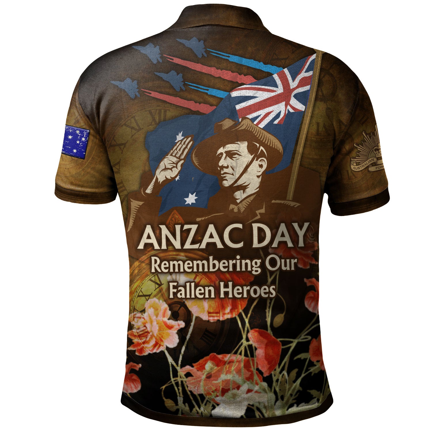 anzac-day-polo-shirt-custom-remembering-our-fallen-heroes-polo-shirt