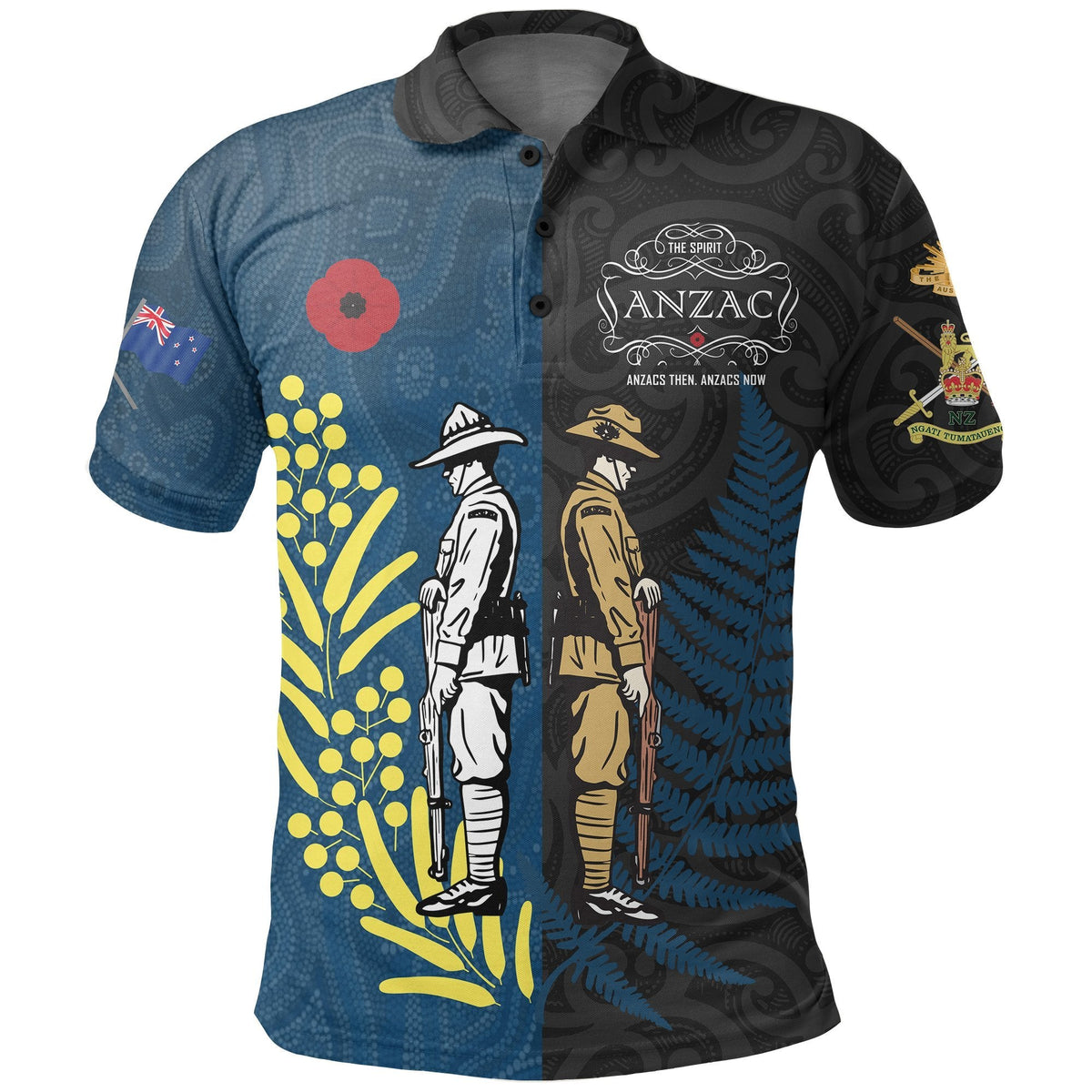 anzac-spirit-polo-shirt-lest-we-forget-golf-shirts-blue