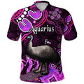 custom-personalised-australian-astrology-polo-shirt-aquarius-emu-glider-zodiac-aboriginal-vibes-pink