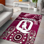 Queensland Maroons Area Rug Aboriginal  LT6