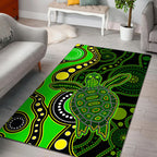 aboriginal-turtle-area-rug-green-style