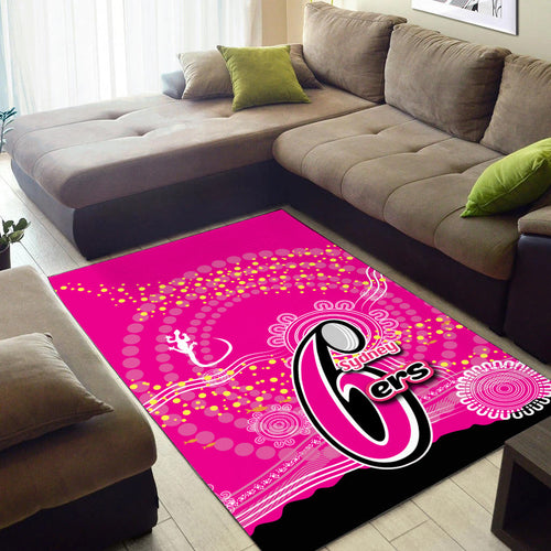 sydney-sixers-area-rug-cricket-aboriginal-vibe