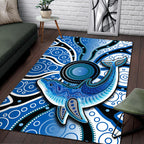 aboriginal-dolphins-area-rug-blue-sea