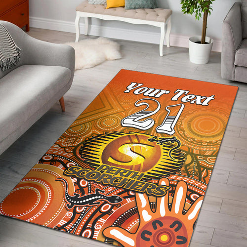 custom-personalised-perth-scorchers-champions-area-rug-lizard-indigenous-aboriginal