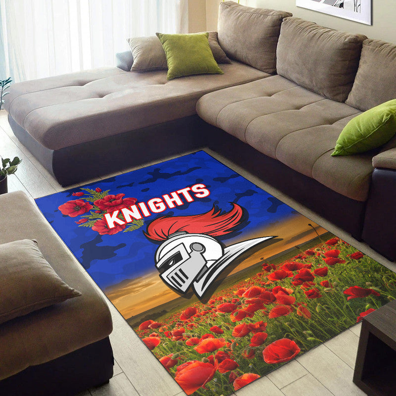newcastle-knights-anzac-2022-area-rug-poppy-flowers-vibes
