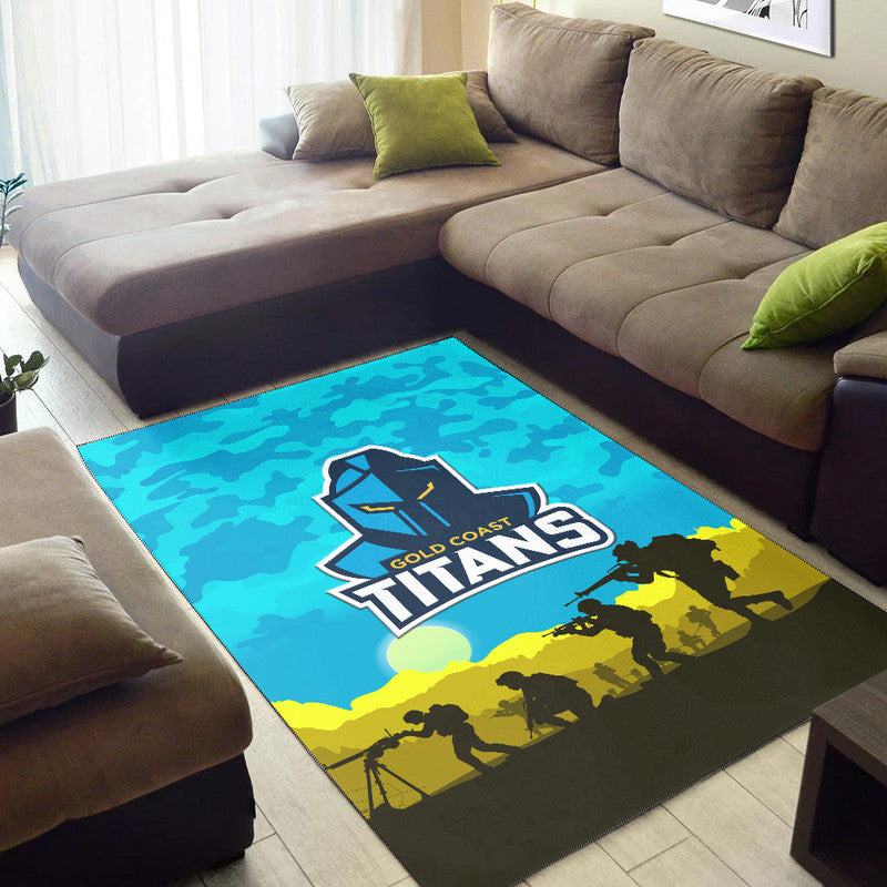 gold-coast-titans-anzac-2022-area-rug-simple-style