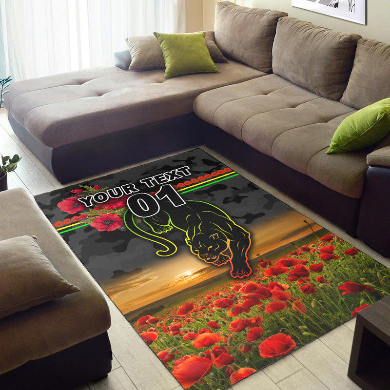 custom-personalised-penrith-panthers-anzac-2022-area-rug-poppy-flowers-vibes-black