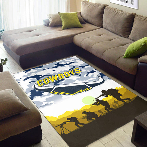 north-queensland-cowboys-anzac-2022-area-rug-simple-style-white
