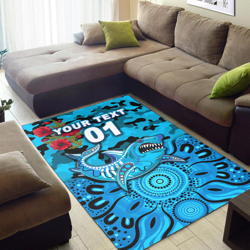 custom-personalised-cronulla-sutherland-sharks-anzac-2022-area-rug-indigenous-vibes