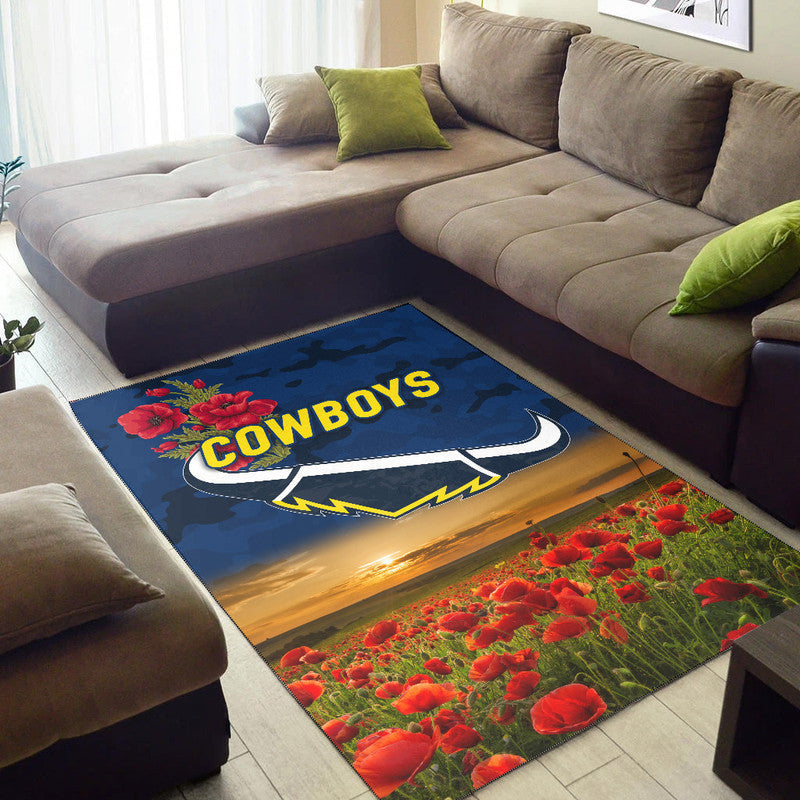 north-queensland-cowboys-anzac-2022-area-rug-poppy-flowers-vibes-blue