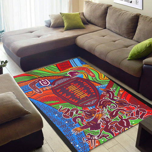 brisbane-broncos-2022-area-rug-indigenous-vibes