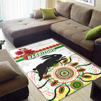 south-sydney-rabbitohs-anzac-2022-area-rug-indigenous-vibes-white