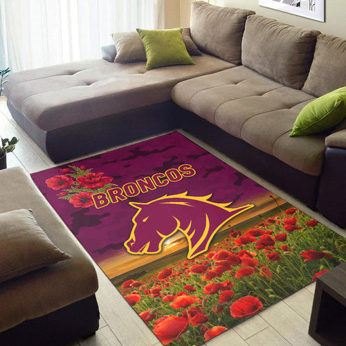 brisbane-broncos-anzac-2022-area-rug-poppy-flowers-vibes